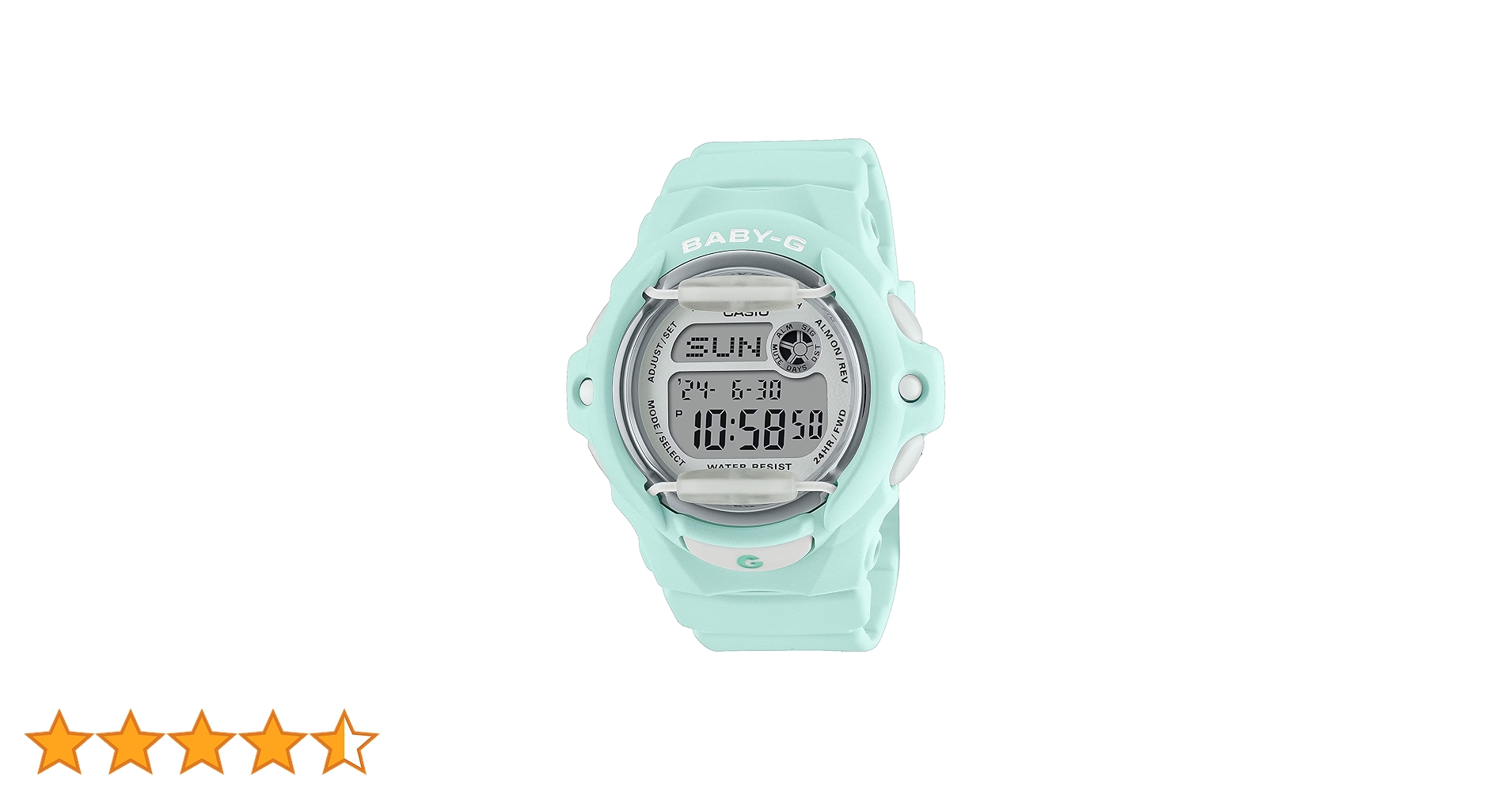 CASIOレディース Baby G 腕時計ライトミント 46mm 71uv+v4EYFL.jpg